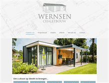 Tablet Screenshot of chaletbouw-wernsen.nl